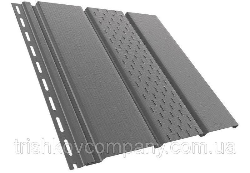 Софіт Asko графіт (перфорована панель)