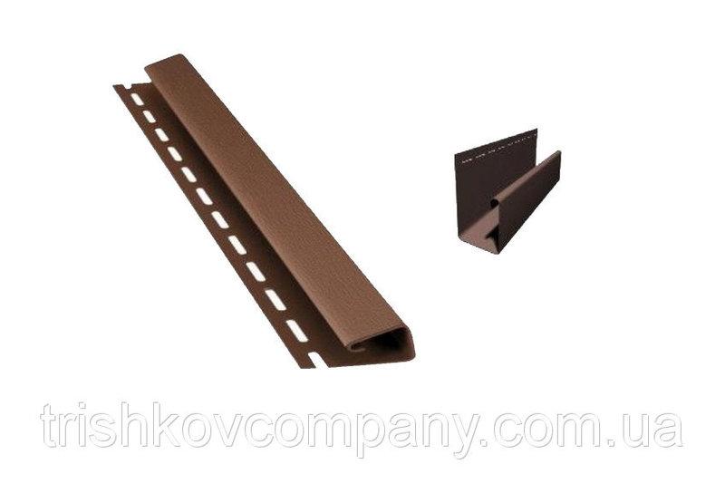 J-профіль для софіту Asko Brown
