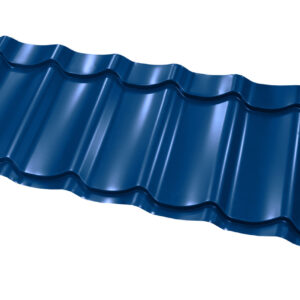 Металочерепиця Польська Blachy Pruszynski Szafir 350 РАЛ 5010 0.5 mm