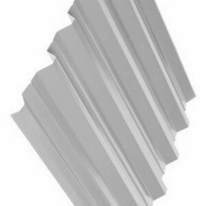 Профнастил Корея НС-44, RAL 9006 глянець (сріблястий металік), що несе від Мегасіті.