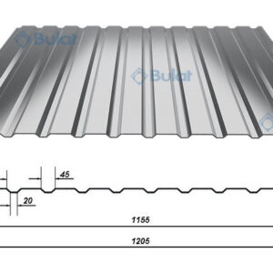 Профнастил С-10 / RAL 5010 / ArselorMittal / Poland