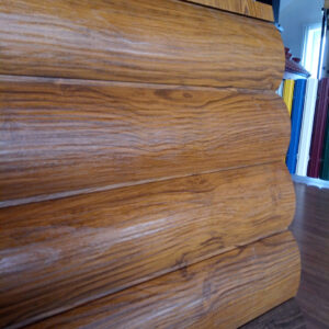 Металосайдинг Блокхаус Термастил під дерево дуб 3 д 0.4 мм Південна Корея.