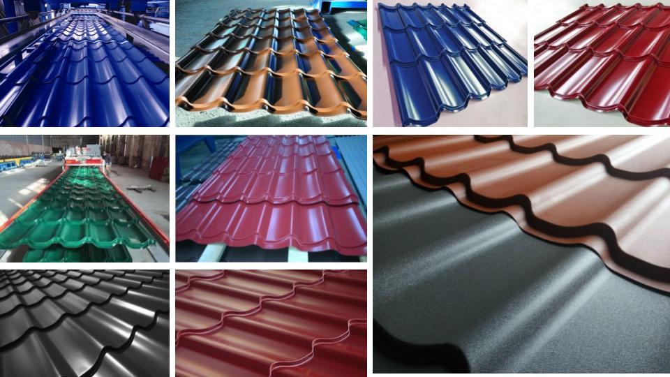 Металочерепиця RAL 3005 0,45 мм, глянець