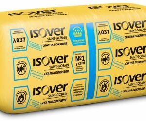 Isover скатна покрівля 100 мм (у пакованні 7.137 м кв).