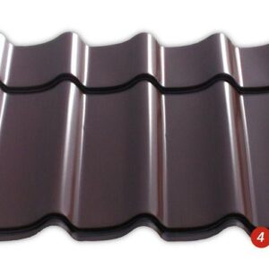 Металочерепиця "RAUNI" RAL РЕМА 8017 коричнева) 0,45 STANDART метал Китай