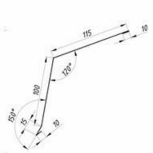 Планка карнизна, велика 0, 45 мм