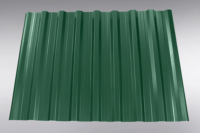 Профнастил покрівельний НС-20 RAL 6005 (зелений) PE 0.45 мм / Тайл