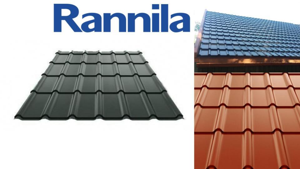 Металочерепиця Rannila DG 4345 PE 0,45 мм 9003