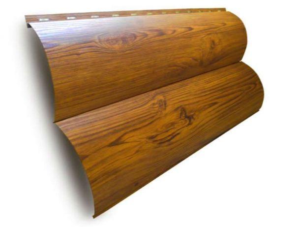 Металевий сайдинг панель — 370 мм блок-хаус Дахсервіс