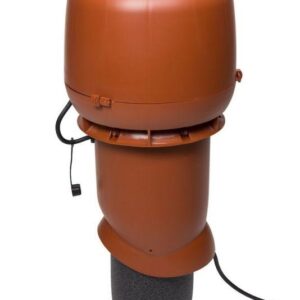 Кровільний вентилятор VIPLE із шумопоглиначем E190Р/125/500 Цегляний