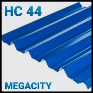 Профнастил Покрівельний / НС-44 / RAL 5005 (синій) / PE 0.45 мм / Корея