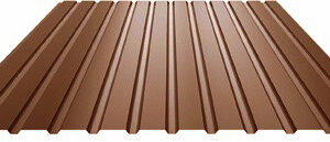 Профнастил НВН С-10  ⁇  0,45 мм  ⁇  RAL 8017  ⁇  MAT  ⁇  Словак