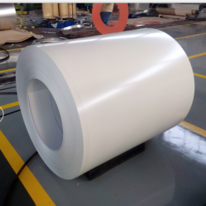 Рулонна сталь Sea HyperTM Корея 0,45 мм — гладкий лист із полімерним покриттям PE 25 мікронів бежевий, PE