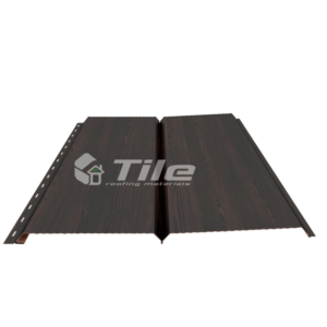 Металевий сайдинг фальшбрус ВЕНГЕ в плівці