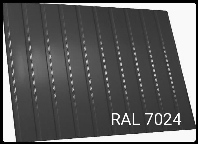 Профнастил С-10/0,45 мм/RAL 7024/РеМА/Трематил