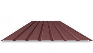 Профнастил T 15  0,45 мм RANTECH стіновий коричневий RAL 8017 Мат