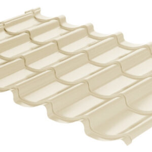 Металочерепиця Rauni RAL 1015 (бежева) PE 0,45 Mini