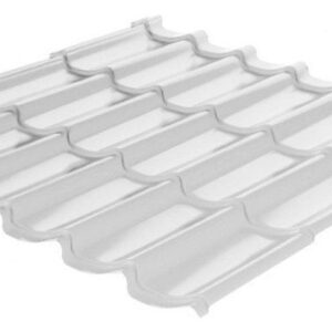 Металочерепиця RAUNI RAL 9003 (біла) PE 0,45 STANDART метал Китай