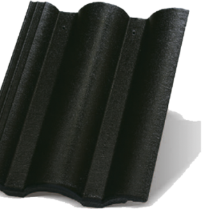 Ланцюгово-піщана черепиця Данубіа (колір Карбон)